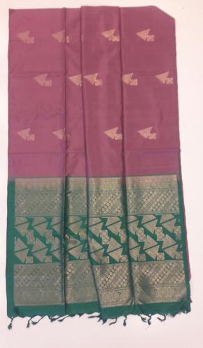 SOFT SILK SAREE WITH BLOUSE