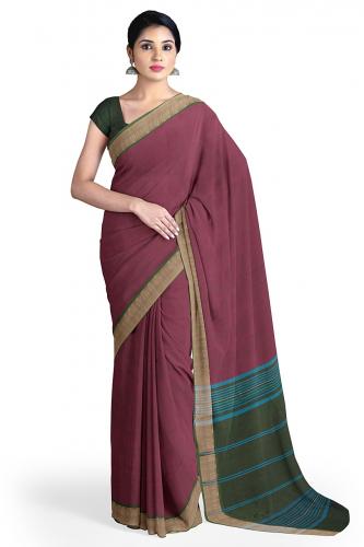 MANAMEDU COTTON SAREES WITH BLOUSE