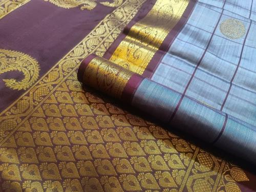 SAREES KPM SILK WITH BLOUSE A