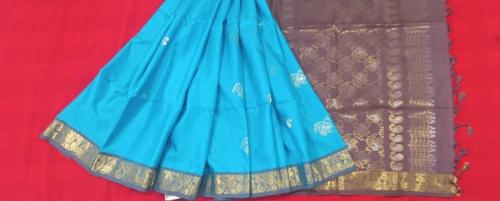 SOFT SILK SAREE WITH BLOUSE