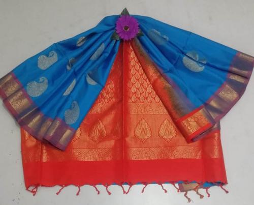 SOFT SILK SAREE WITH BLOUSE