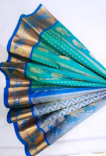 SAREES KPM SILK WITH BLOUSE A