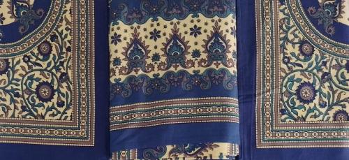 BEDSHEET JAIPUR PRINTED 72X100 2 PILLOW COVER