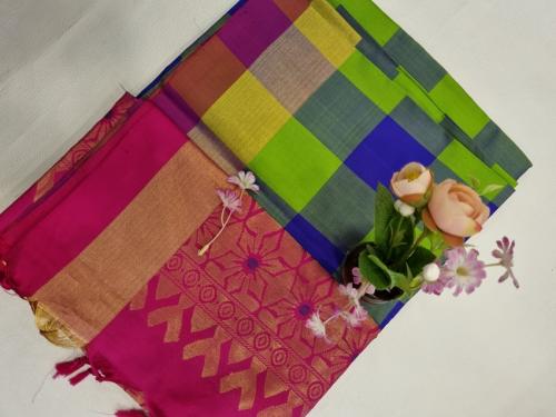 SOFT SILK SAREE WITH BLOUSE