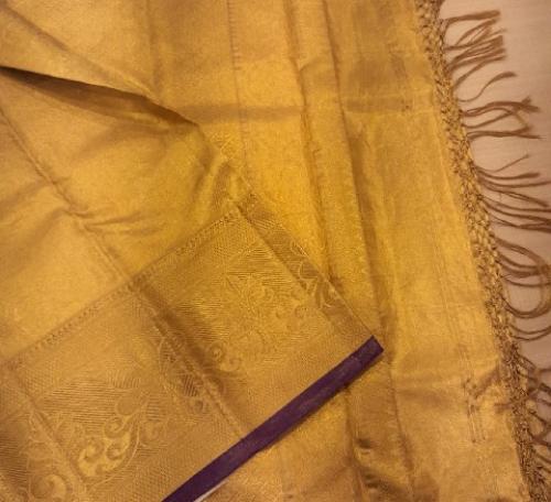 THIRUBHUVANAM PURE ZARI SILK SAREE 550MTS