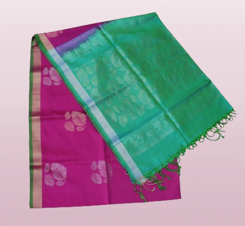 SOFT SILK SAREE WITH BLOUSE