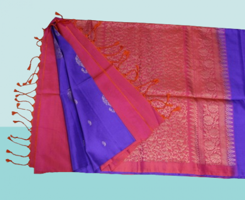 SOFT SILK SAREE WITH BLOUSE