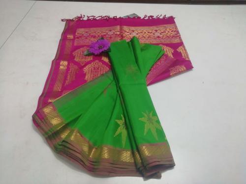 SOFT SILK SAREE WITH BLOUSE