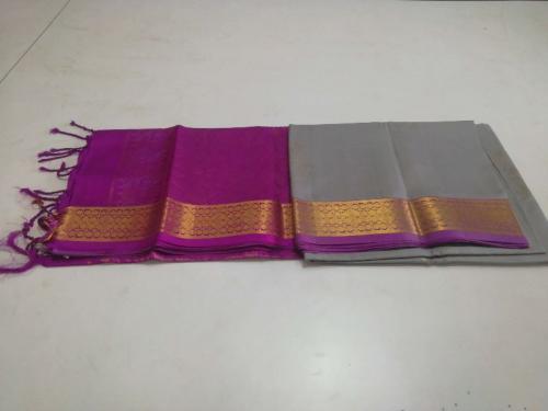 SOFT SILK SAREE WITH BLOUSE