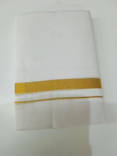 ZARI BLEACHED DHOTHY 365 MTS