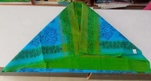 SALEM BLOCK PRINT COTTON SAREES
