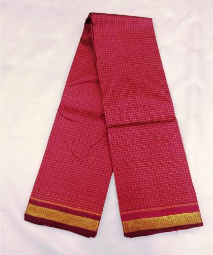 ARNI SILK HALF FINE ZARI SAREE WITH BLOUSE