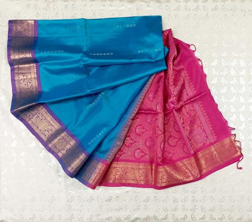 SOFT SILK SAREE WITH BLOUSE