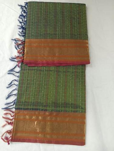 PMK 1000 BUTTA SILK COT SAREES