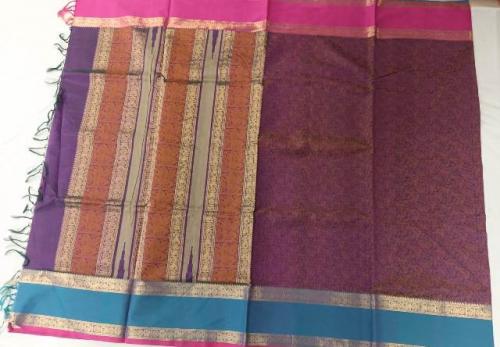 PMK 1000 BUTTA SILK COT SAREES