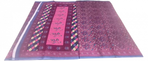 POWERLOOM PRINTED SAREES WITH BLOUSE