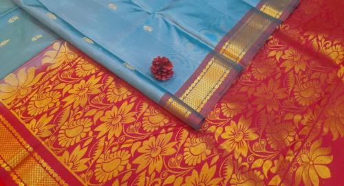 SALEM SILK SAREE WITH BLOUSE