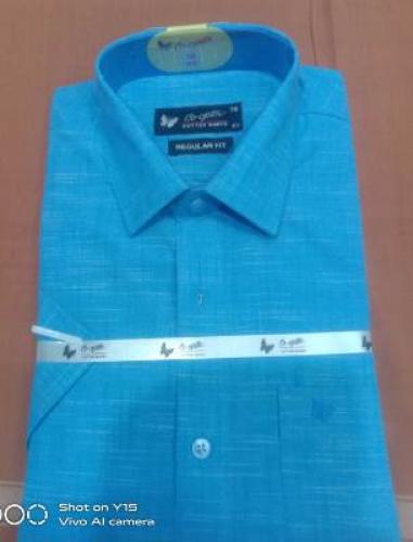 PL COTTON PLAIN SLUB READYMADE SHIRTS 38 HS