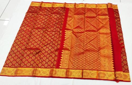 HF ZARI GRAND DESIGNING WEDDING SILK SAREES SSLW