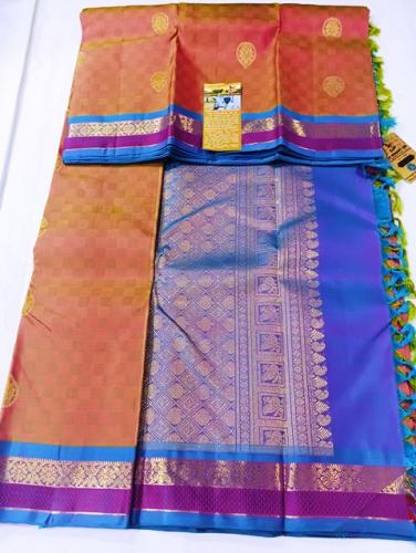 SAREES KPM SILK WITH BLOUSE A