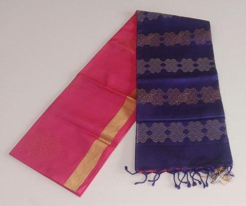 SOFT SILK SAREE WITH BLOUSE