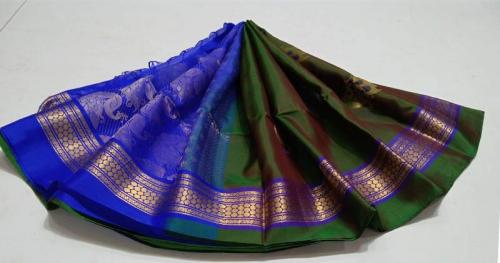 SOFT SILK SAREE WITH BLOUSE