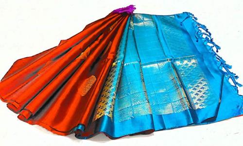 SOFT SILK SAREE WITH BLOUSE