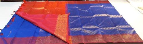 ARNI SILK HALF FINE ZARI SAREE WITH BLOUSE