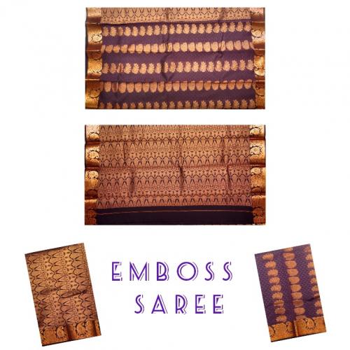 PL EMBOSS SAREE
