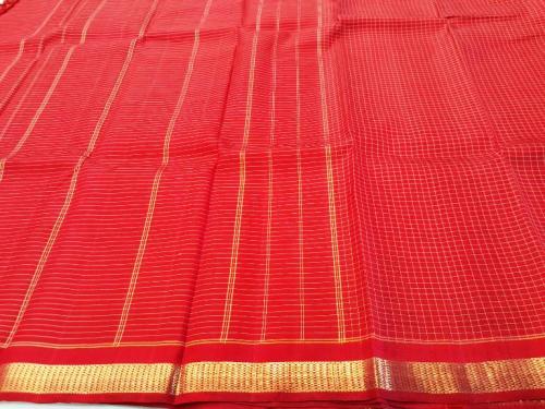 ARNI SILK HALF FINE ZARI SAREE WITH BLOUSE