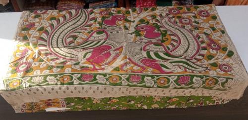 KALAMKARI PRINTED COTTON SAREE