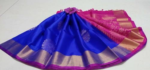 SOFT SILK SAREE WITH BLOUSE