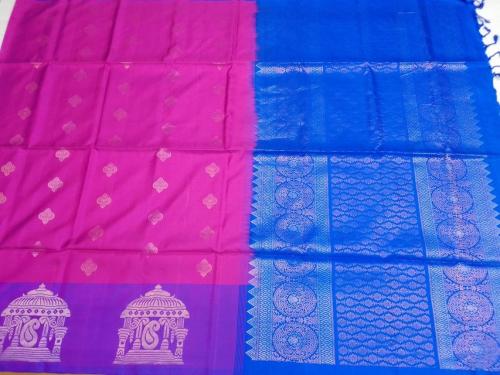 SOFT SILK SAREE WITH BLOUSE