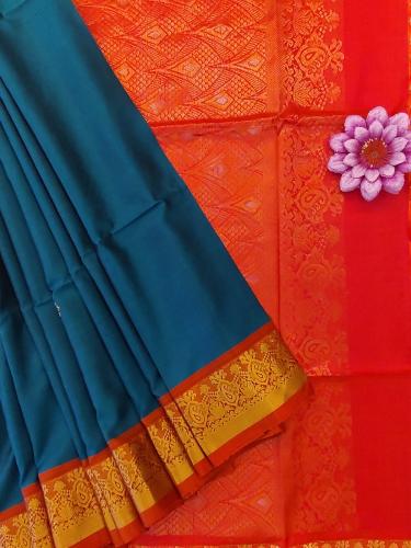 SOFT SILK SAREE WITH BLOUSE