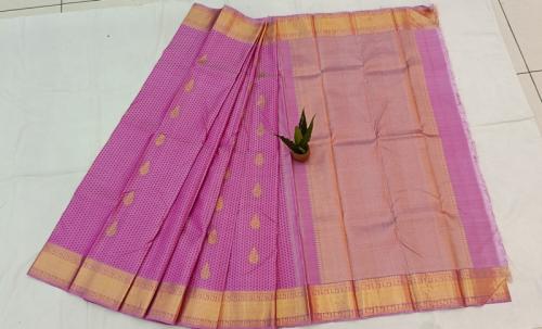 ARNI SILK HALF FINE ZARI SAREE WITH BLOUSE