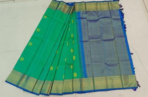 ARNI SILK HALF FINE ZARI SAREE WITH BLOUSE