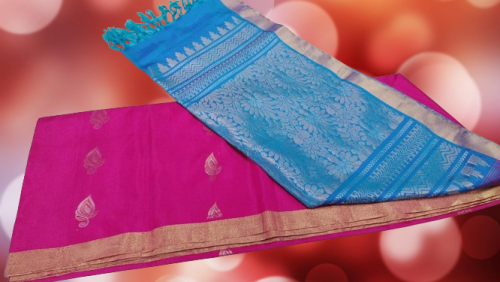 SOFT SILK SAREE WITH BLOUSE