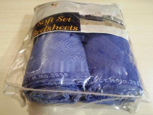 BEDSHEET ERODE JACQUARD PILLOW SET