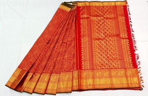 SAREES KPM SILK WITH BLOUSE A