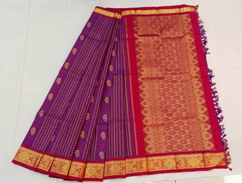 SAREES KPM SILK WITH BLOUSE A