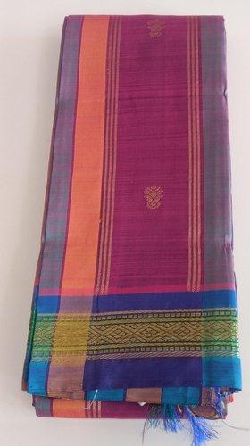 THIRUBHUVANAM PURE ZARI SILK SAREE 550MTS