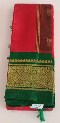 THIRUBHUVANAM HF ZARI SILK SAREE 550 MTS