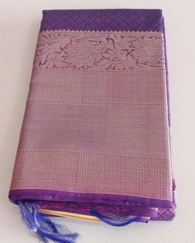 ARNI SILK HALF FINE ZARI SAREE WITH BLOUSE