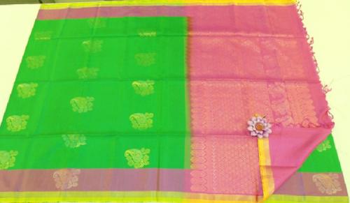 SOFT SILK SAREE WITH BLOUSE