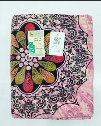 BEDSHEET MEERUT PRINTED 90X108 2 PILLOW COVER