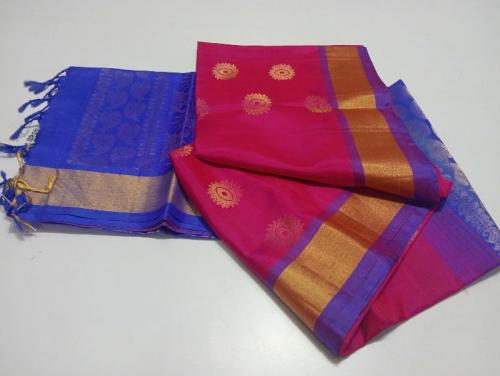 SOFT SILK SAREE WITH BLOUSE