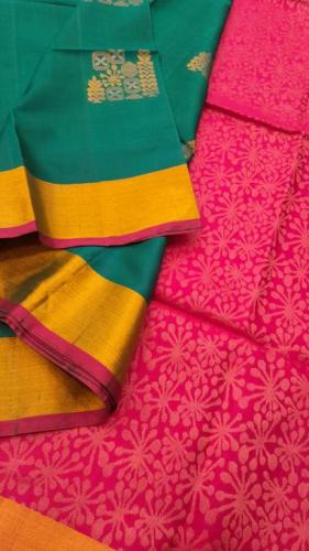 SOFT SILK SAREE WITH BLOUSE