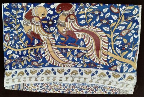 KALAMKARI PRINTED COTTON SAREE