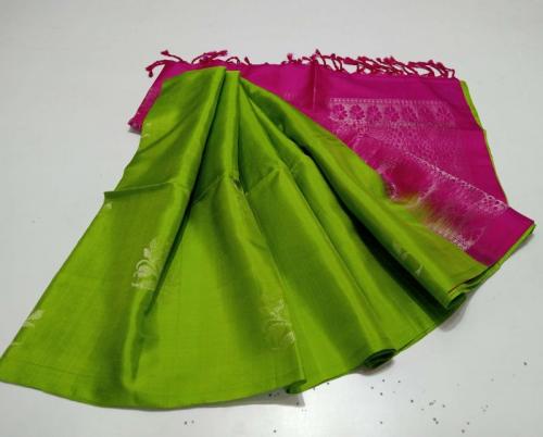 SOFT SILK SAREE WITH BLOUSE