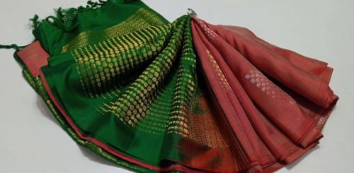 SOFT SILK SAREE WITH BLOUSE